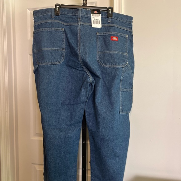 Dickies Utility Jeans Mens 42x34 Carpenter Hammer Loop Work Wear New - Picture 5 of 10